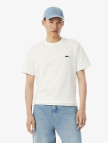 Lacoste Erkek Classic Fit Bisiklet Yaka Beyaz T-Shirt Lacoste Erkek Classic Fit Bisiklet Yaka Beyaz T-Shirt