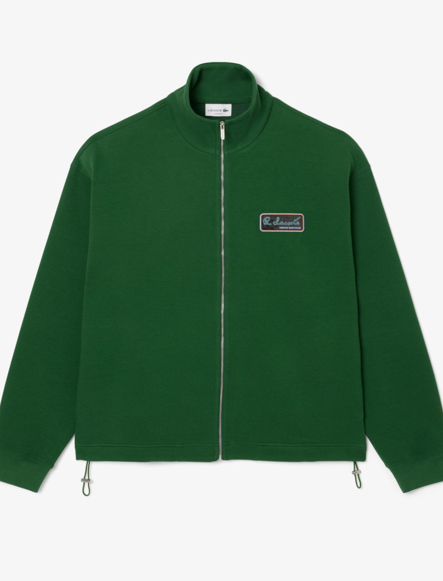 Lacoste Erkek Loose Fit Kapüşonlu Yeşil Sweatshirt Lacoste Erkek Loose Fit Kapüşonlu Yeşil Sweatshirt