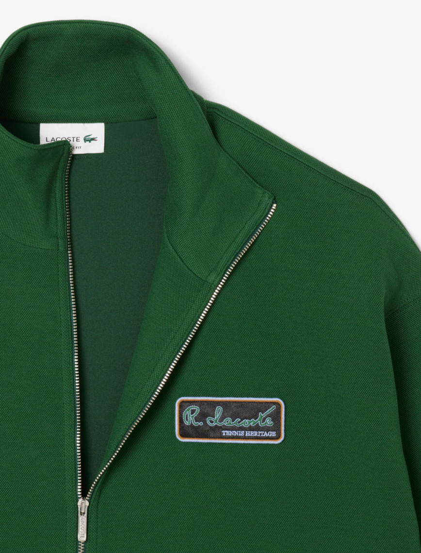 Lacoste Erkek Loose Fit Kapüşonlu Yeşil Sweatshirt Lacoste Erkek Loose Fit Kapüşonlu Yeşil Sweatshirt