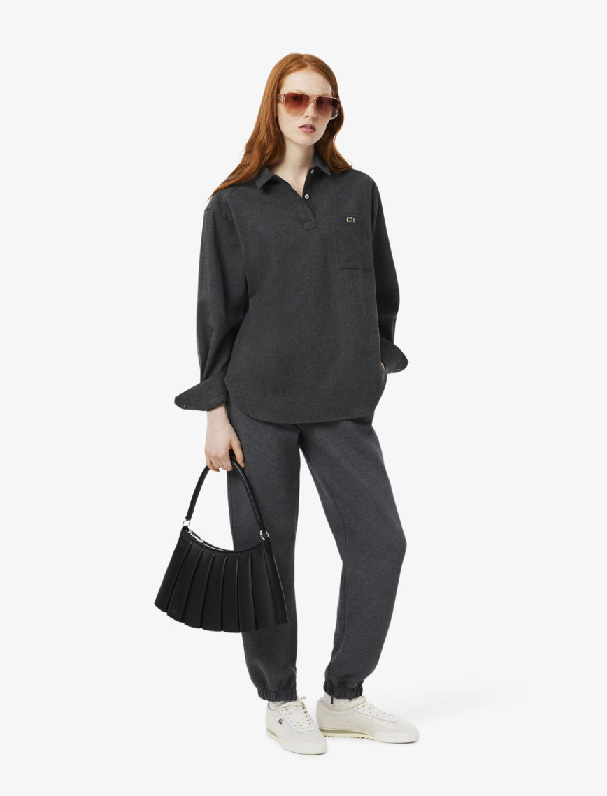 Lacoste Lenglen Kadın Siyah Omuz Çantası Lacoste Lenglen Kadın Siyah Omuz Çantası