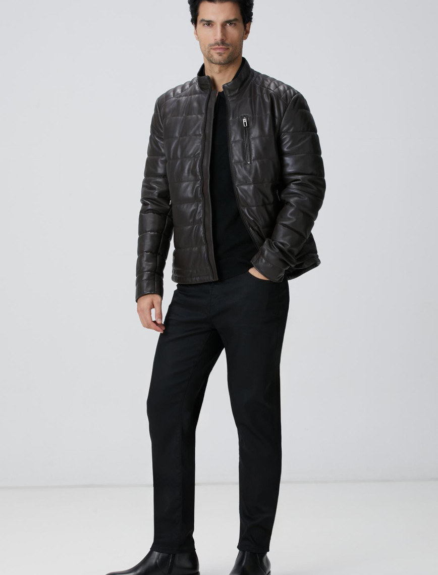 Network Erkek Siyah Jakarlı Triko Kazak Network Erkek Siyah Jakarlı Triko Kazak