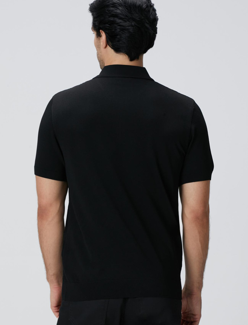 Network Erkek Siyah Jakarlı Triko Kazak Network Erkek Siyah Jakarlı Triko Kazak