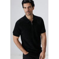 Network Erkek Siyah Jakarlı Triko Kazak Network Erkek Siyah Jakarlı Triko Kazak