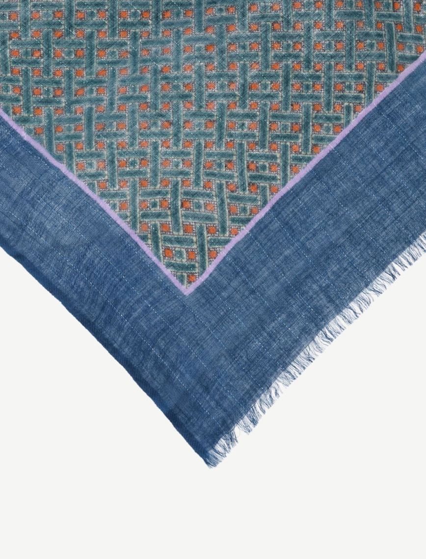 YARGICI Geometrik Desenli Yün Şal YARGICI Geometrik Desenli Yün Şal