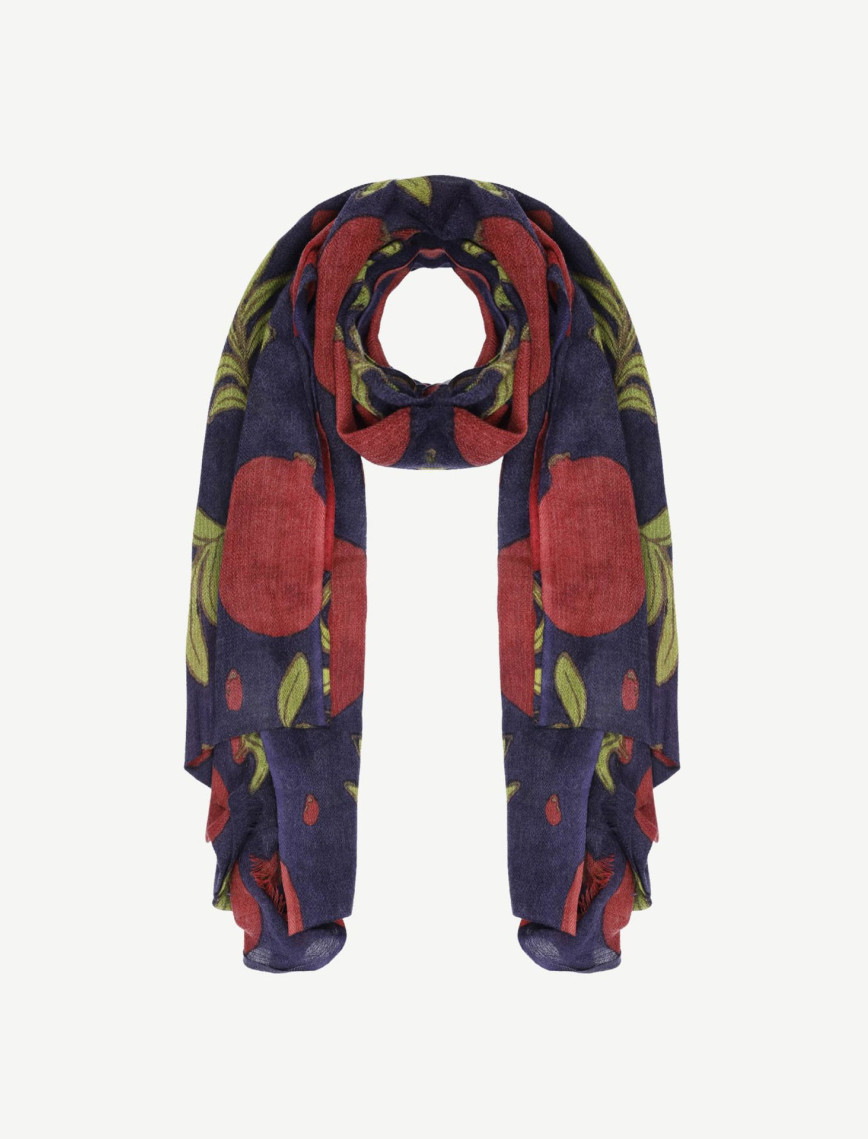 YARGICI Nar Desenli Yün Şal YARGICI Nar Desenli Yün Şal