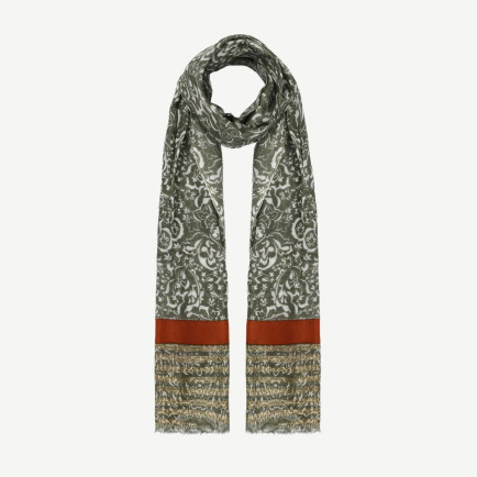 YARGICI Karışık Desenli Yün Şal YARGICI Karışık Desenli Yün Şal