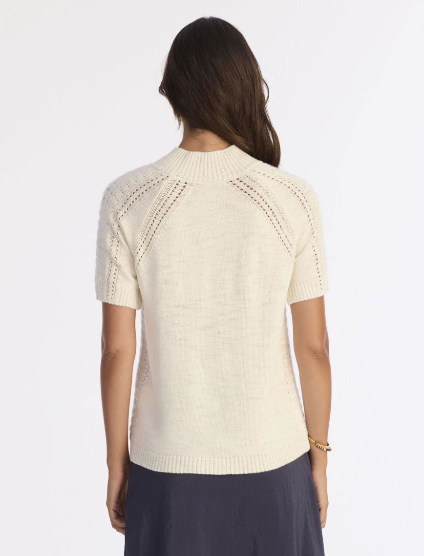 YARGICI Regular Dik Yaka Kısa Kol Kazak YARGICI Regular Dik Yaka Kısa Kol Kazak