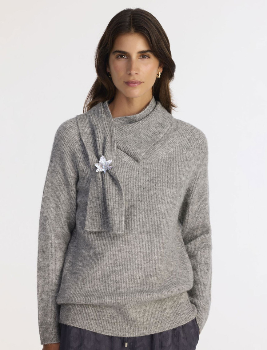 YARGICI Regular Şal Yaka Uzun Kol Kazak YARGICI Regular Şal Yaka Uzun Kol Kazak