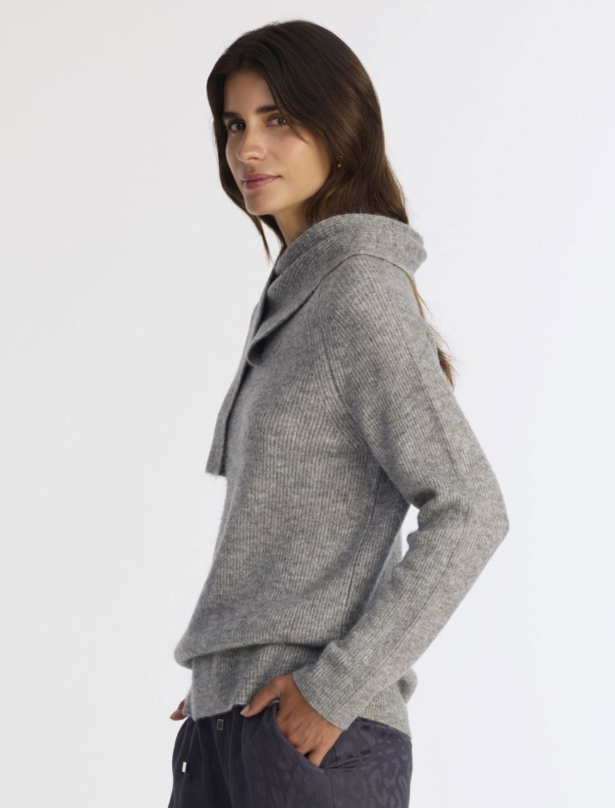 YARGICI Regular Şal Yaka Uzun Kol Kazak YARGICI Regular Şal Yaka Uzun Kol Kazak