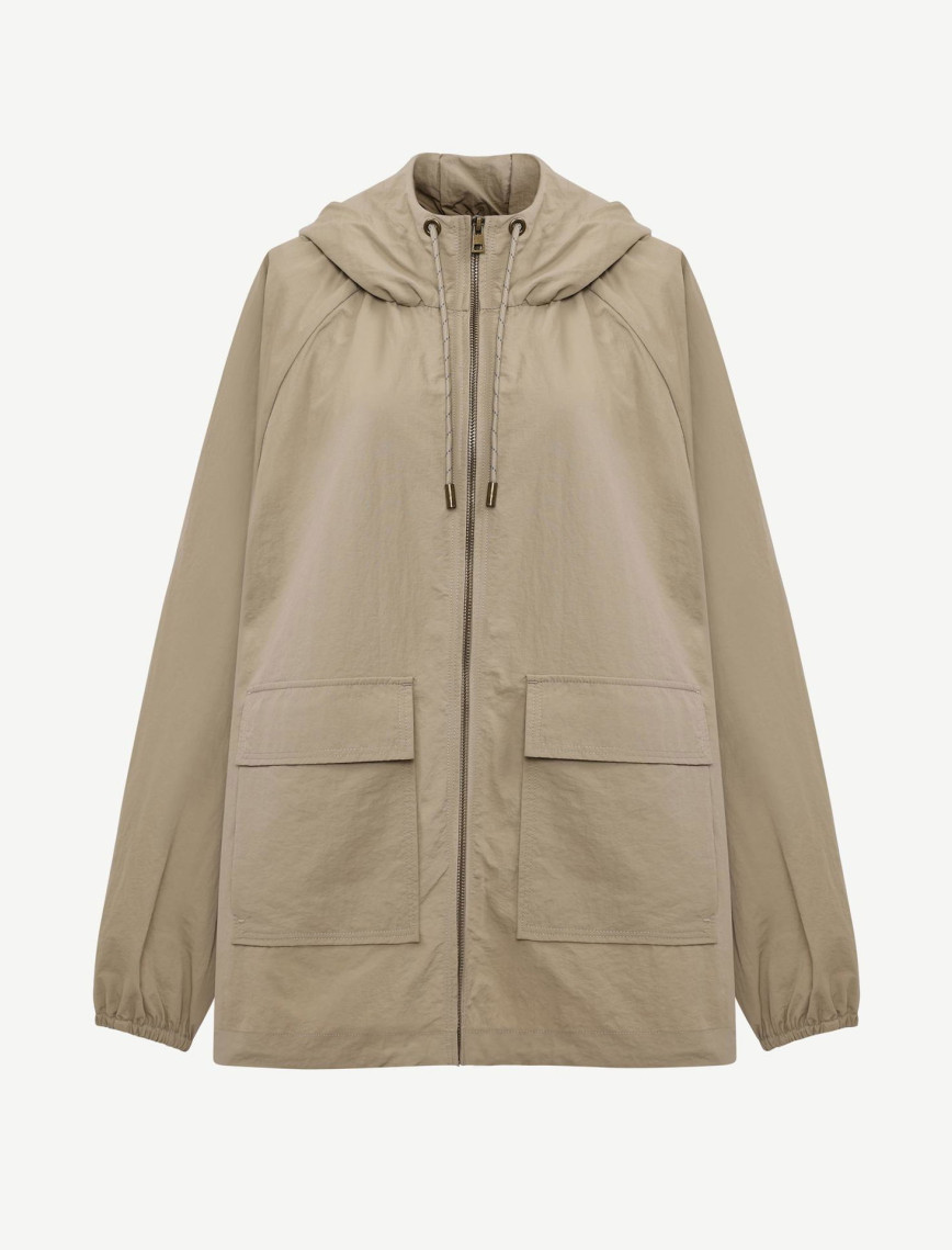 YARGICI Loose Kapüşonlu Yaka Uzun Kol Yağmurluk YARGICI Loose Kapüşonlu Yaka Uzun Kol Yağmurluk