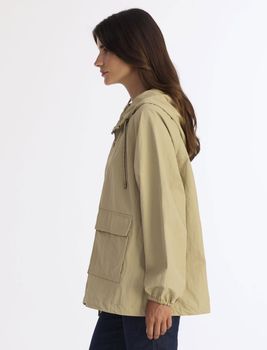 YARGICI Loose Kapüşonlu Yaka Uzun Kol Yağmurluk YARGICI Loose Kapüşonlu Yaka Uzun Kol Yağmurluk