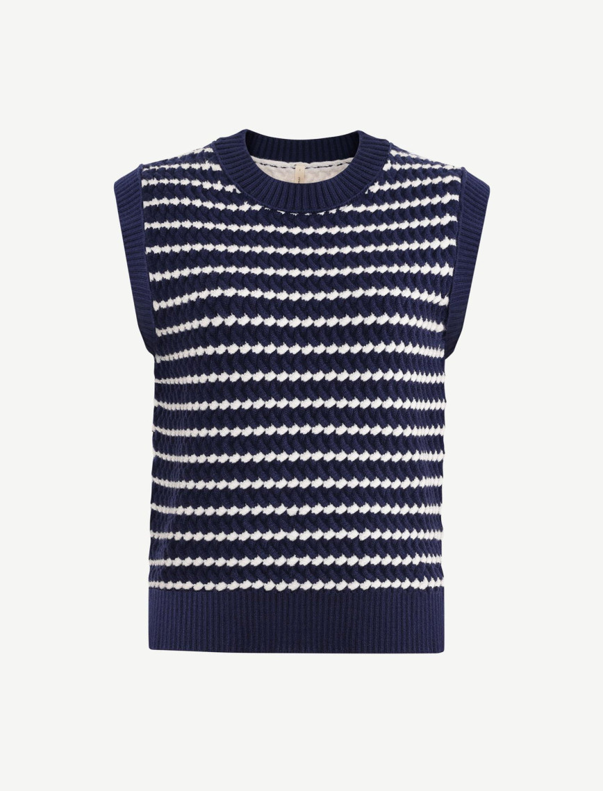 YARGICI Regular Bisiklet Yaka Kolsuz Kazak YARGICI Regular Bisiklet Yaka Kolsuz Kazak