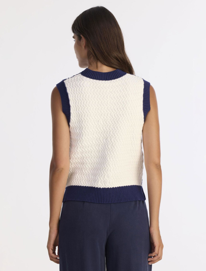 YARGICI Regular Bisiklet Yaka Kolsuz Kazak YARGICI Regular Bisiklet Yaka Kolsuz Kazak