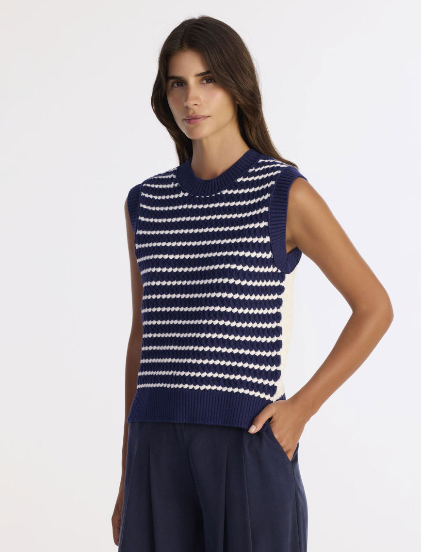 YARGICI Regular Bisiklet Yaka Kolsuz Kazak YARGICI Regular Bisiklet Yaka Kolsuz Kazak