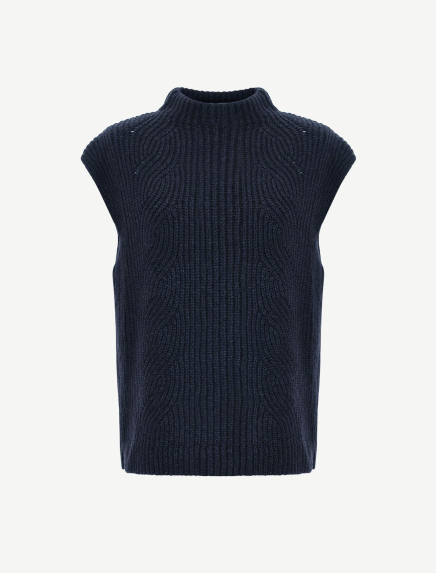 YARGICI Regular Yarım Balıkçı Yaka Kolsuz Kazak YARGICI Regular Yarım Balıkçı Yaka Kolsuz Kazak