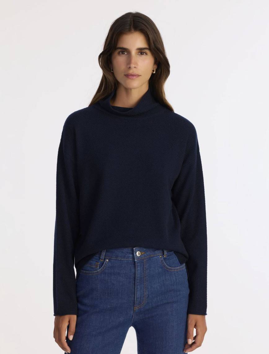 YARGICI Geniş Balıkçı Yaka Uzun Kol Kazak YARGICI Geniş Balıkçı Yaka Uzun Kol Kazak