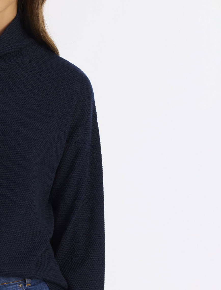 YARGICI Geniş Balıkçı Yaka Uzun Kol Kazak YARGICI Geniş Balıkçı Yaka Uzun Kol Kazak