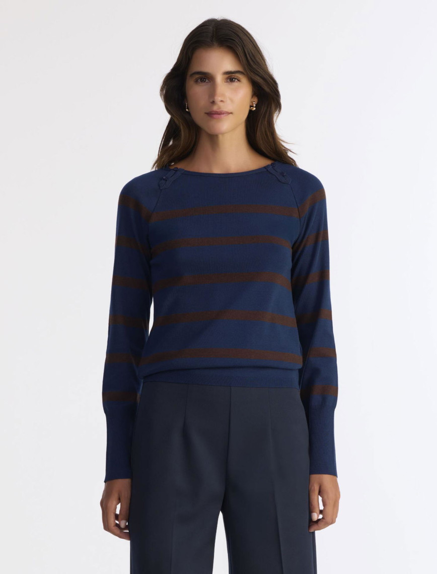 YARGICI Regular Kayık Yaka Uzun Kol Kazak YARGICI Regular Kayık Yaka Uzun Kol Kazak