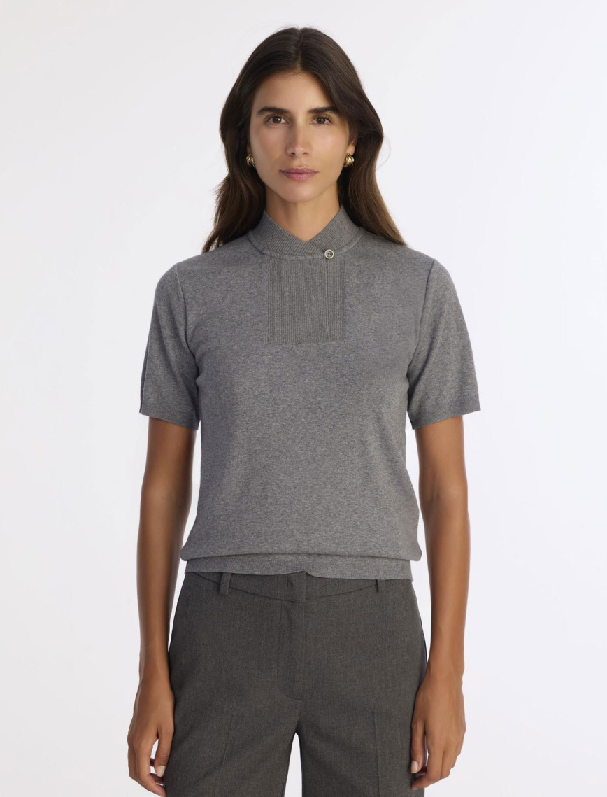 YARGICI Regular Yarım Balıkçı Yaka Kısa Kol Kazak YARGICI Regular Yarım Balıkçı Yaka Kısa Kol Kazak