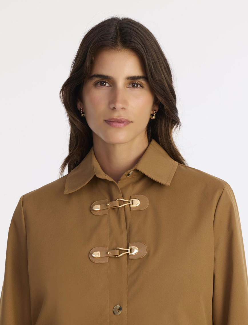 YARGICI Regular Gömlek Yaka Uzun Kol Pardösü YARGICI Regular Gömlek Yaka Uzun Kol Pardösü