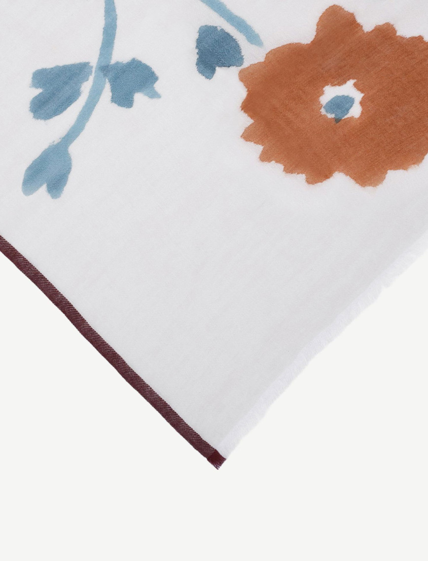 YARGICI El Boyaması Ve Kaşmir Karışımlı Yün Şal YARGICI El Boyaması Ve Kaşmir Karışımlı Yün Şal