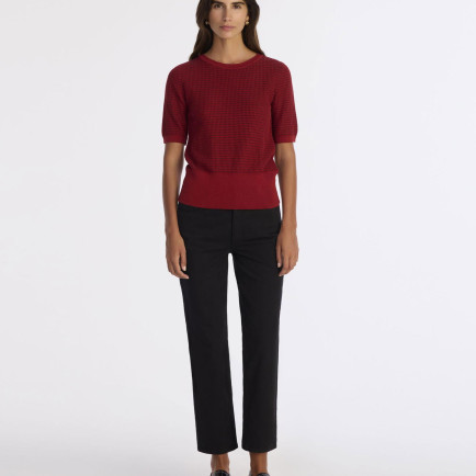 YARGICI Regular Bisiklet Yaka Kısa Kol Kazak YARGICI Regular Bisiklet Yaka Kısa Kol Kazak