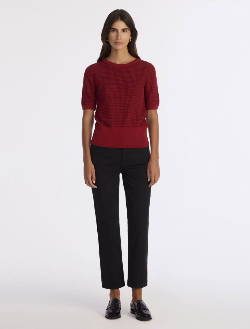 YARGICI Regular Bisiklet Yaka Kısa Kol Kazak YARGICI Regular Bisiklet Yaka Kısa Kol Kazak