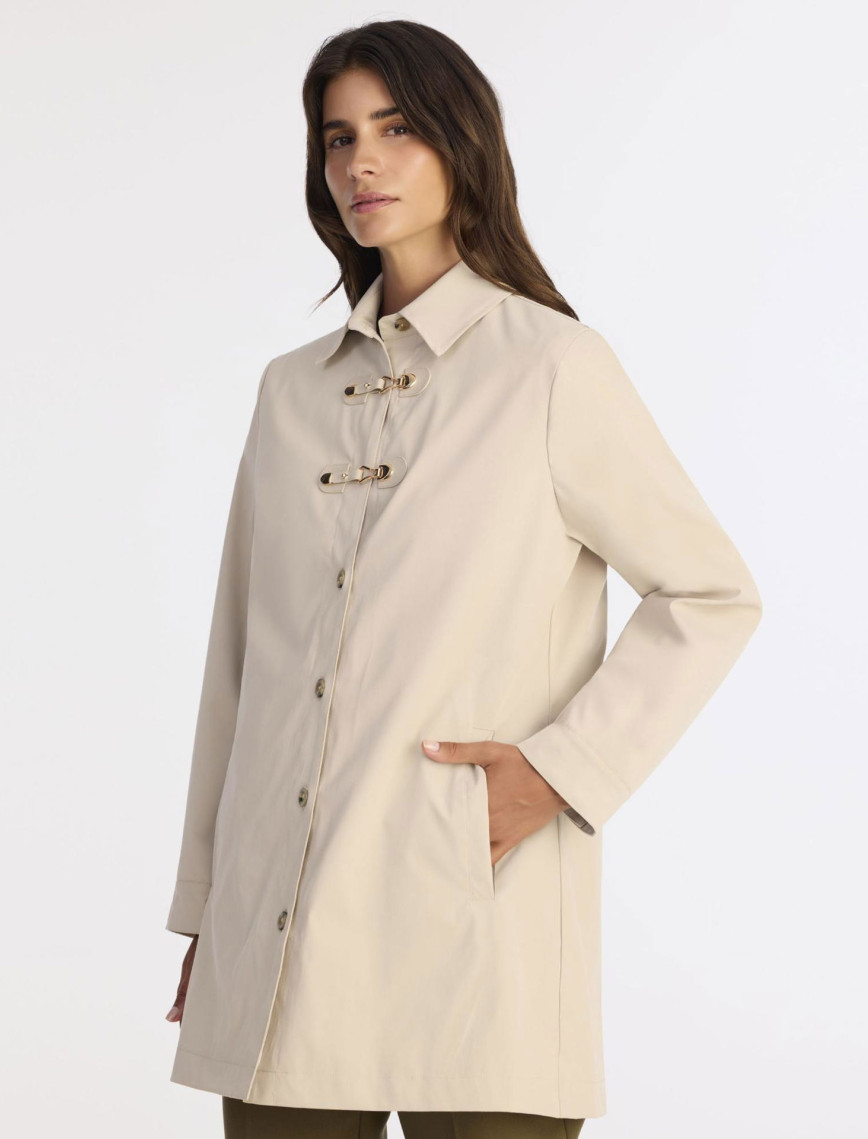 YARGICI Regular Gömlek Yaka Uzun Kol Pardösü YARGICI Regular Gömlek Yaka Uzun Kol Pardösü