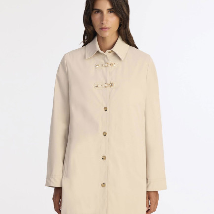 YARGICI Regular Gömlek Yaka Uzun Kol Pardösü