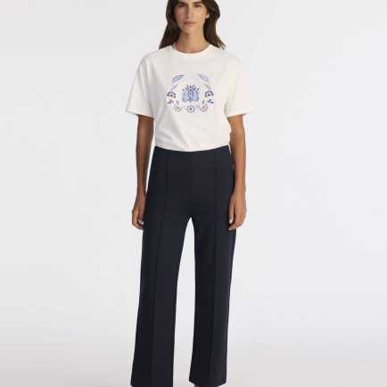 YARGICI Nervürlü Düz Kalıp Pantolon YARGICI Nervürlü Düz Kalıp Pantolon