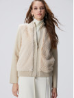 Network Kadın Suni Kürklü Triko Mont Network Kadın Suni Kürklü Triko Mont