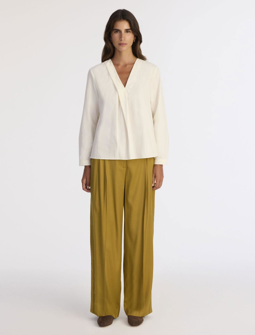 Geniş Yüksek Bel Pantolon Geniş Yüksek Bel Pantolon