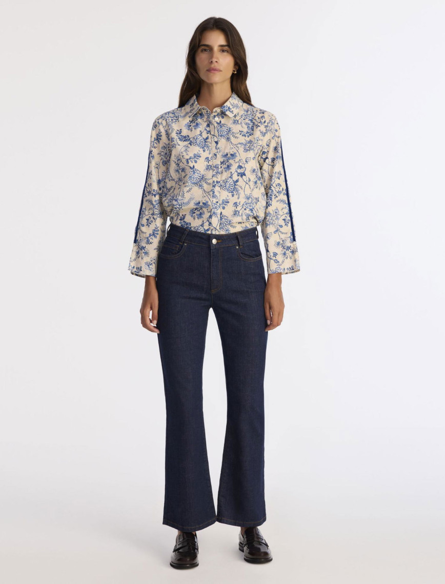 YARGICI Flare Yüksek Bel Pantolon YARGICI Flare Yüksek Bel Pantolon