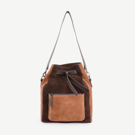 YARGICI Büzgü Detaylı Deri Sırt Çantası YARGICI Büzgü Detaylı Deri Sırt Çantası