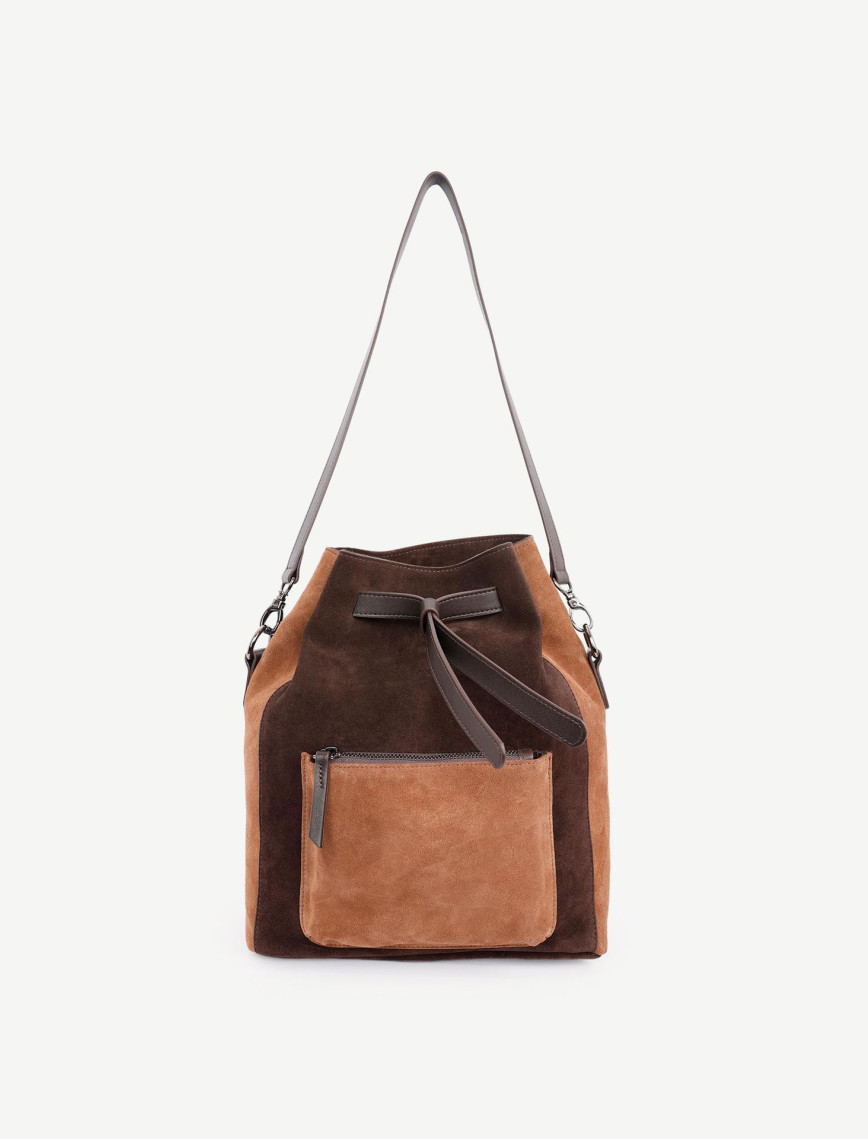 YARGICI Büzgü Detaylı Deri Sırt Çantası YARGICI Büzgü Detaylı Deri Sırt Çantası