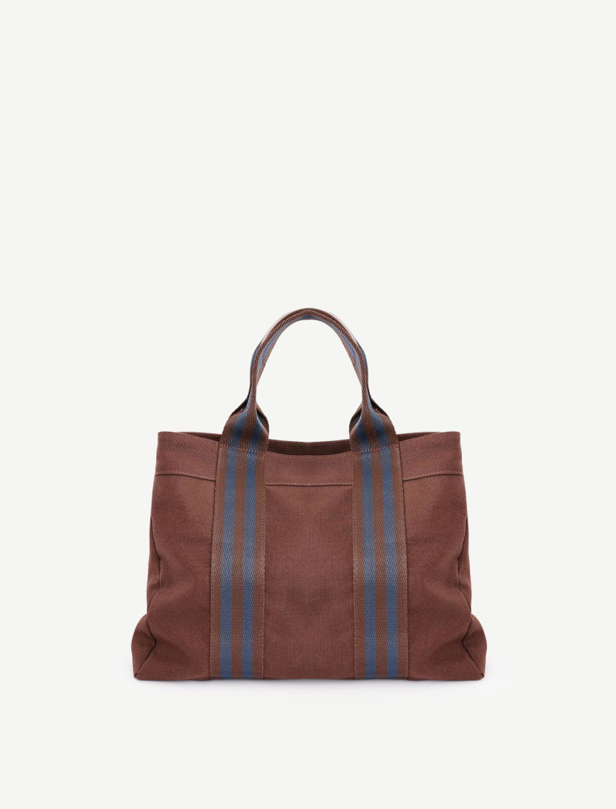 YARGICI Kolon Detaylı Canvas El Çantası YARGICI Kolon Detaylı Canvas El Çantası