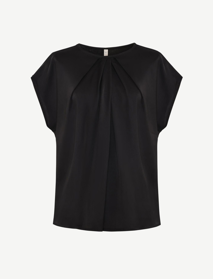 YARGICI Regular Bisiklet Yaka Kısa Kol Bluz YARGICI Regular Bisiklet Yaka Kısa Kol Bluz