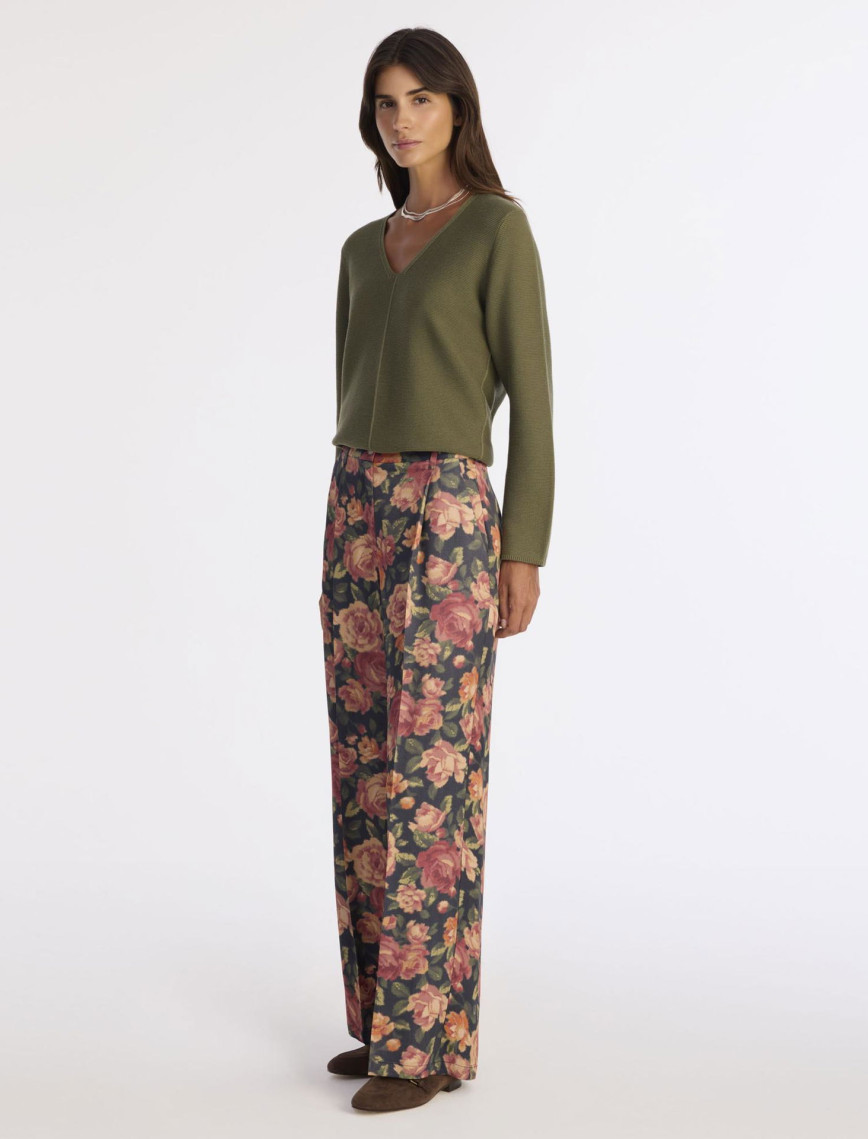 YARGICI Geniş Yüksek Bel Pantolon YARGICI Geniş Yüksek Bel Pantolon