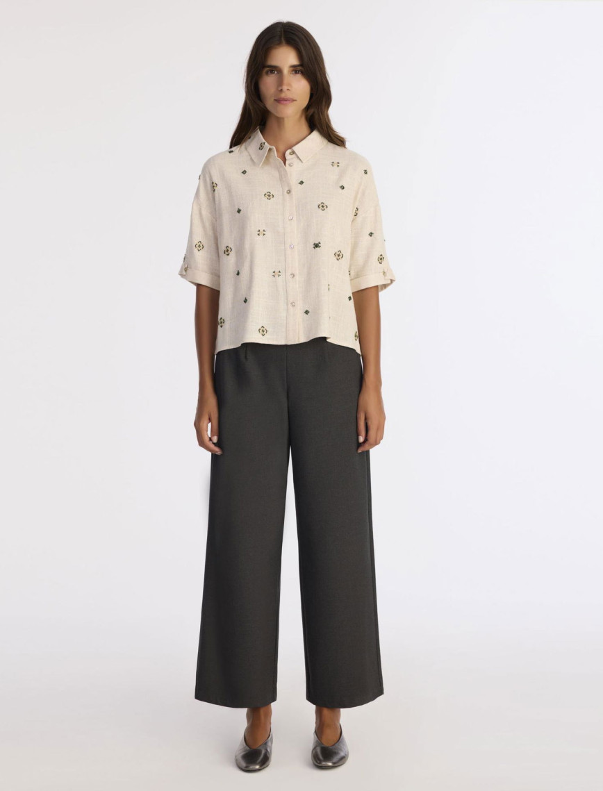 YARGICI Wide Leg Yüksek Bel Pantolon YARGICI Wide Leg Yüksek Bel Pantolon