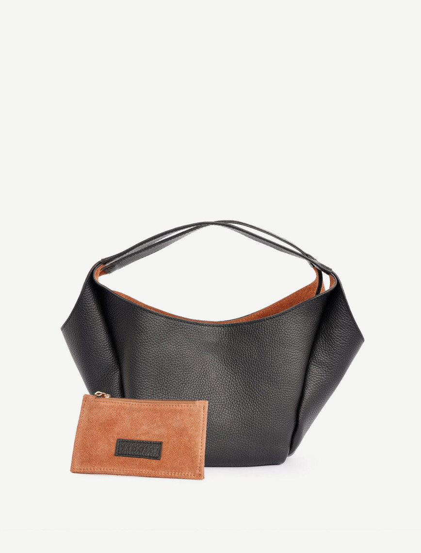 YARGICI Alcantara Astarlı Küçük Deri El Çantası YARGICI Alcantara Astarlı Küçük Deri El Çantası