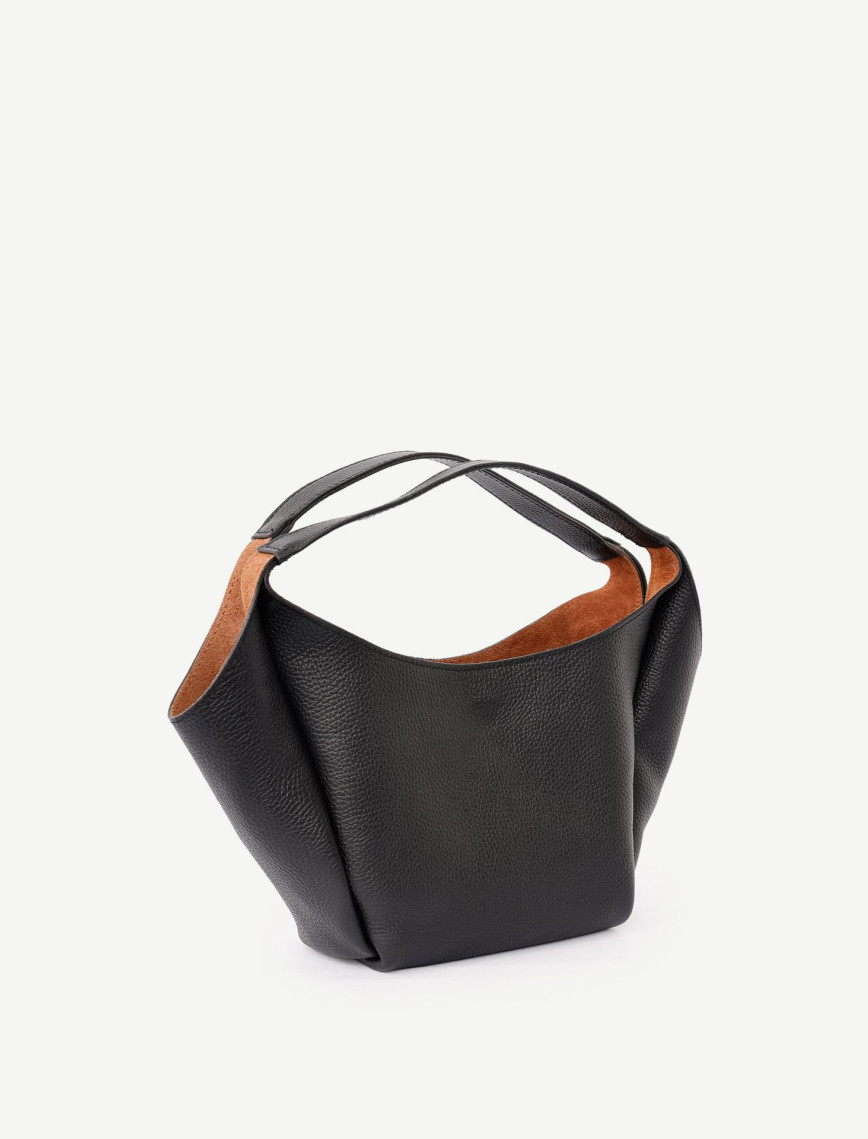 YARGICI Alcantara Astarlı Küçük Deri El Çantası YARGICI Alcantara Astarlı Küçük Deri El Çantası