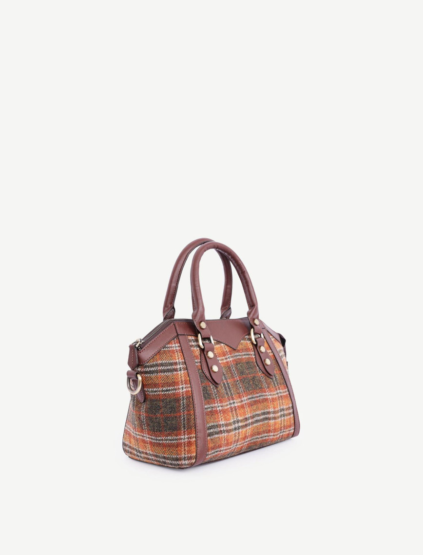 YARGICI Ekose Desenli El Çantası YARGICI Ekose Desenli El Çantası