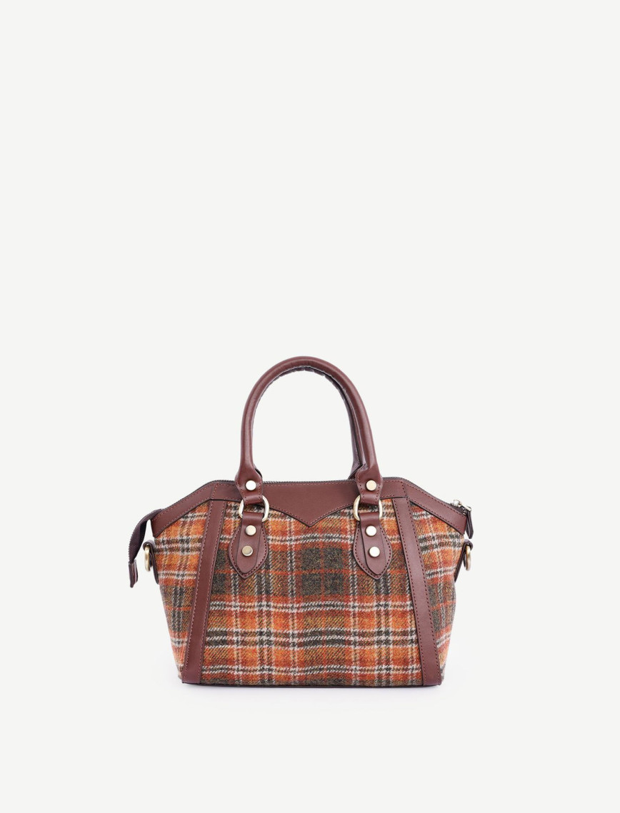 YARGICI Ekose Desenli El Çantası YARGICI Ekose Desenli El Çantası