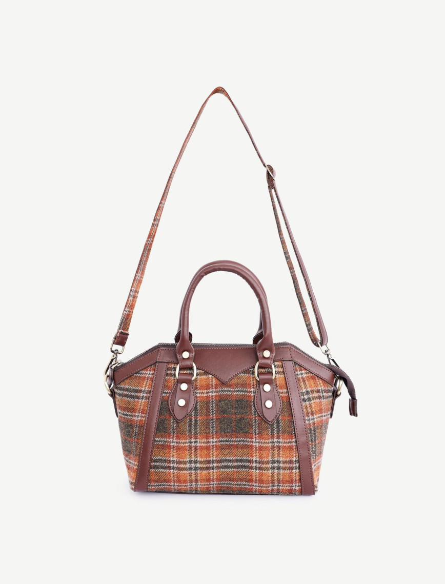 YARGICI Ekose Desenli El Çantası YARGICI Ekose Desenli El Çantası