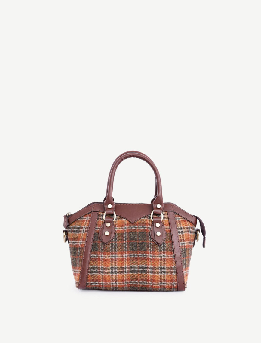 YARGICI Ekose Desenli El Çantası YARGICI Ekose Desenli El Çantası