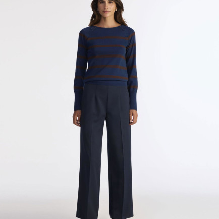 YARGICI Düz Yüksek Bel Pantolon YARGICI Düz Yüksek Bel Pantolon