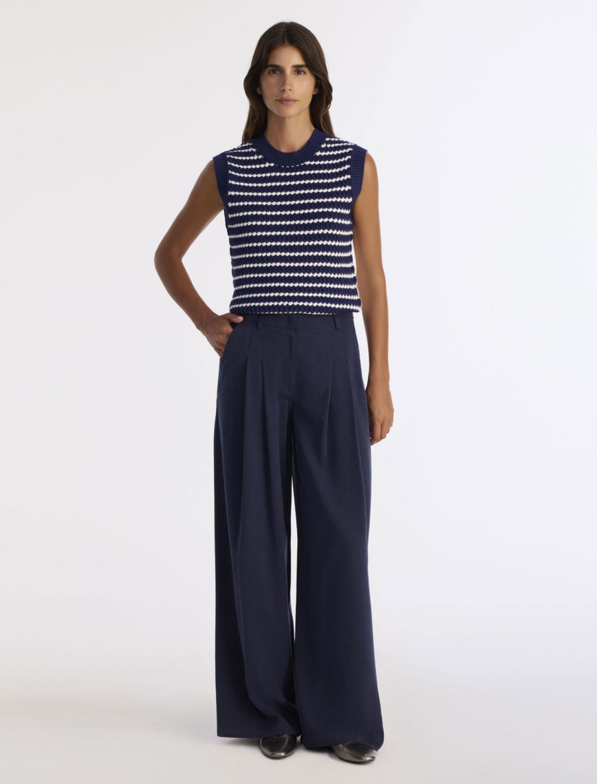 YARGICI Geniş Yüksek Bel Pantolon YARGICI Geniş Yüksek Bel Pantolon