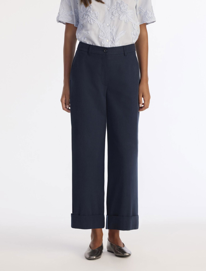 YARGICI Düz Yüksek Bel Pantolon YARGICI Düz Yüksek Bel Pantolon