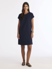 YARGICI Arka Detaylı Kısa Kollu Kısa Elbise YARGICI Arka Detaylı Kısa Kollu Kısa Elbise