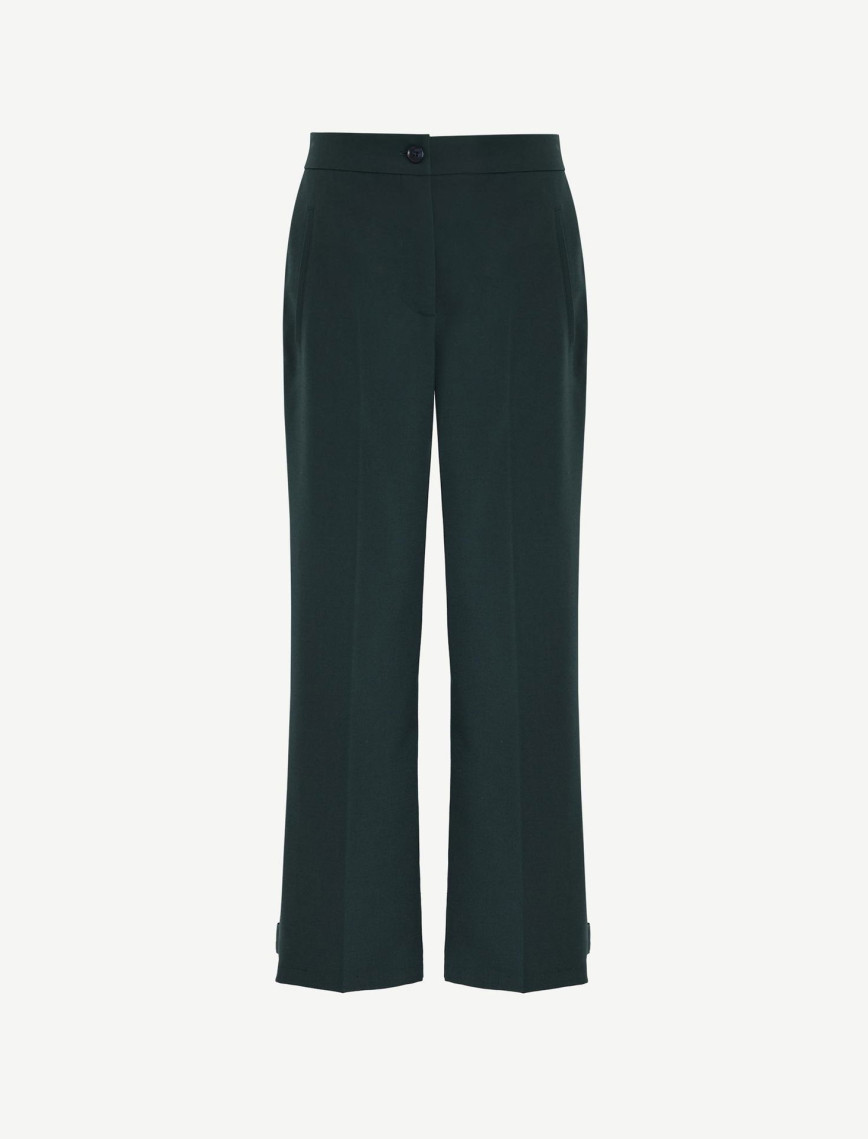 YARGICI Düz Yüksek Bel Pantolon YARGICI Düz Yüksek Bel Pantolon